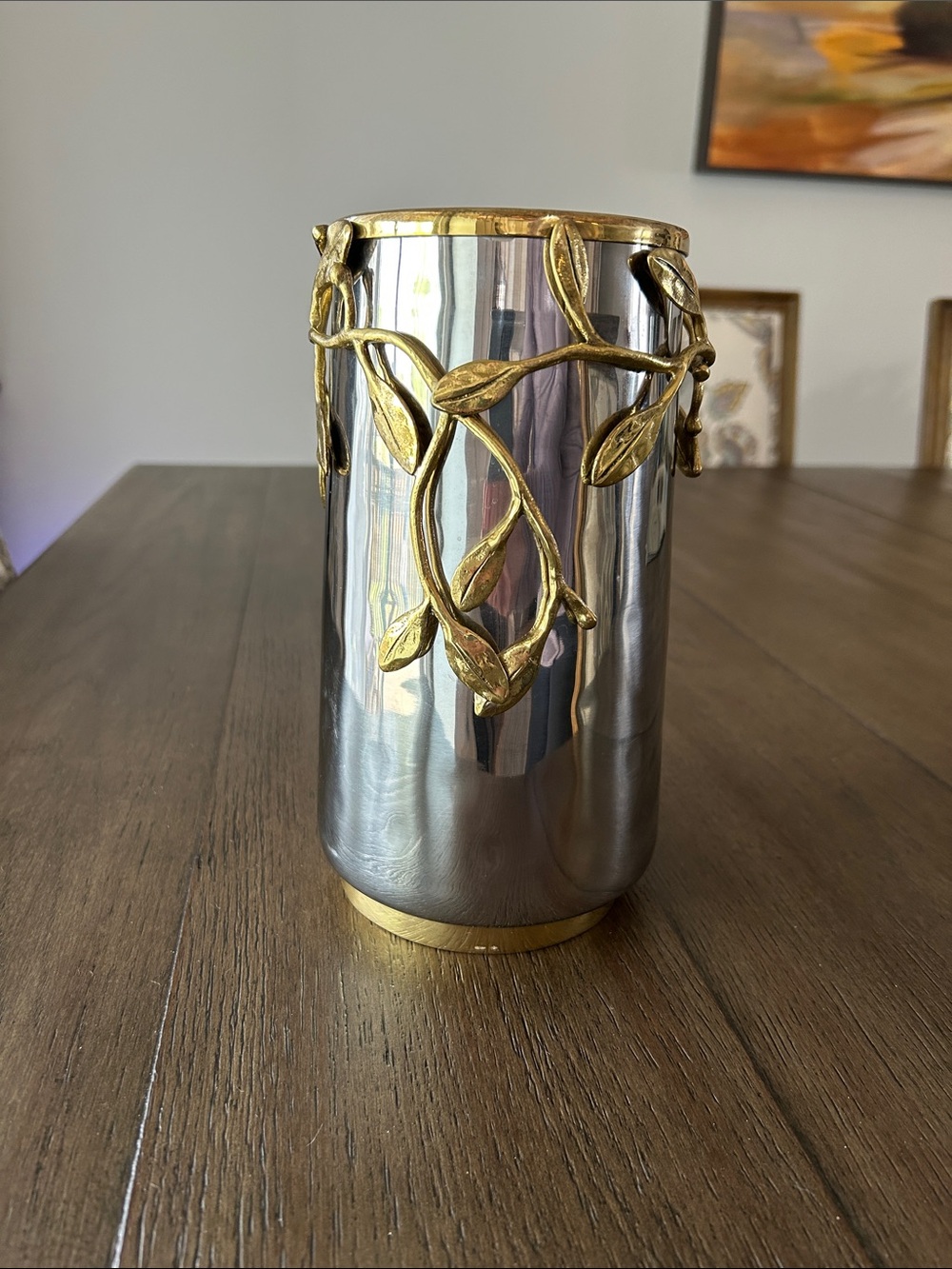 Michael Aram gold Leaf Vase - Gold and Silver Home Accent